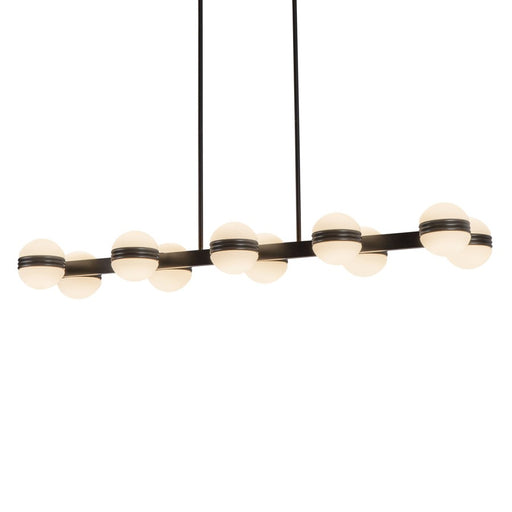 Kuzco Selene 4-ft Black Dimmable LED Linear Pendant, Black