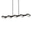 Kuzco Selene 4-ft Black Dimmable LED Linear Pendant, Black