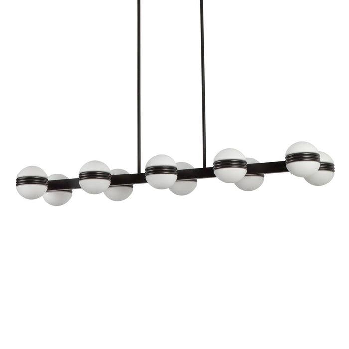 Kuzco Selene 4-ft Black Dimmable LED Linear Pendant, Black
