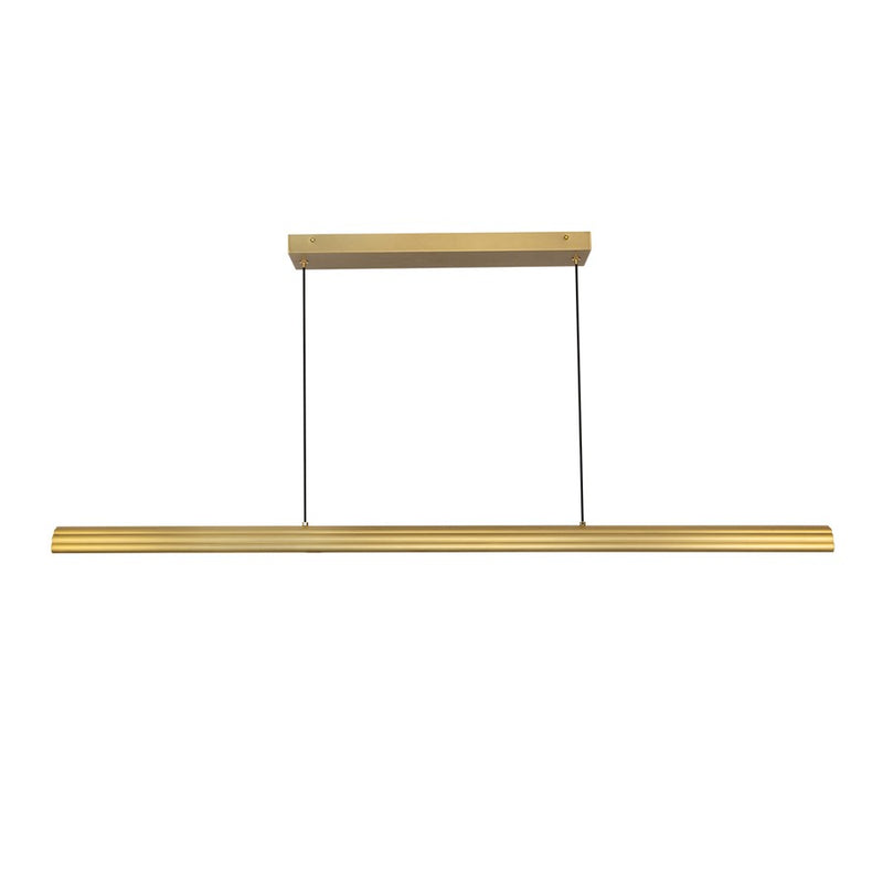 Kuzco Dottie 4-ft Gold Dim LED Linear Pendant, Brushed Gold - LP403148BG