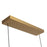 Kuzco Dottie 4-ft Gold Dimmable LED Linear Pendant, Brushed Gold