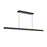 Kuzco Dottie 4-ft Black Dimmable LED Linear Pendant, Matte Black