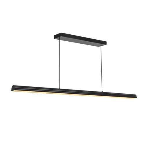 Kuzco Dottie 4-ft Black Dimmable LED Linear Pendant, Matte Black