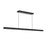 Kuzco Dottie 4-ft Black Dimmable LED Linear Pendant, Matte Black