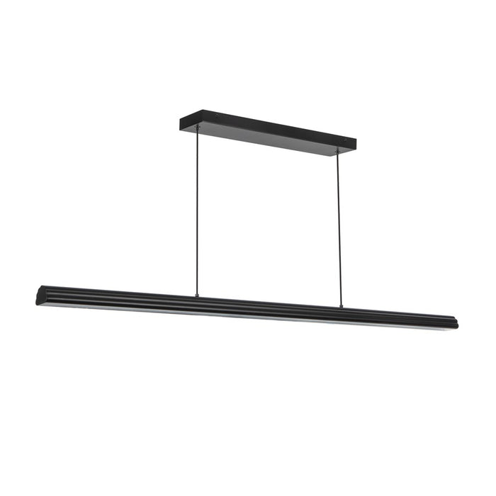 Kuzco Dottie 4-ft Black Dimmable LED Linear Pendant, Matte Black
