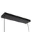 Kuzco Dottie 4-ft Black Dimmable LED Linear Pendant, Matte Black