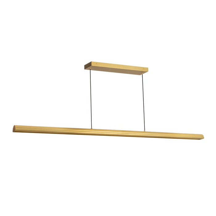 Kuzco Dottie 5-ft Gold Dimmable LED Linear Pendant, Brushed Gold