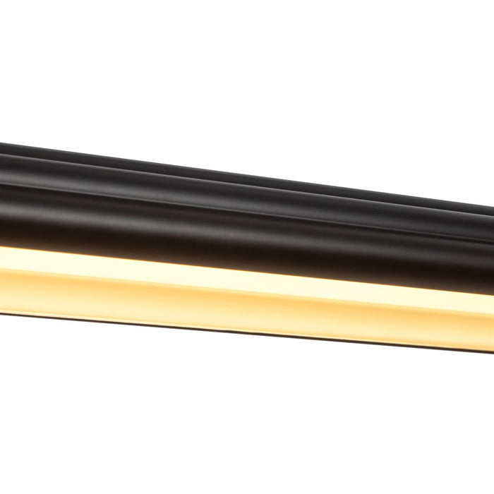 Kuzco Dottie 5-ft Black Dimmable LED Linear Pendant, Matte Black