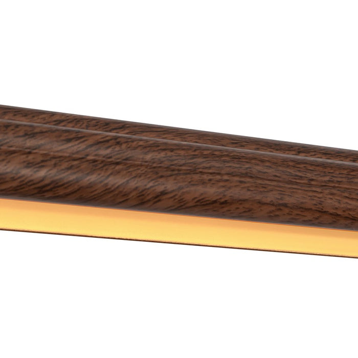Kuzco Dottie 5-ft Brown Dimmable LED Linear Pendant, Walnut