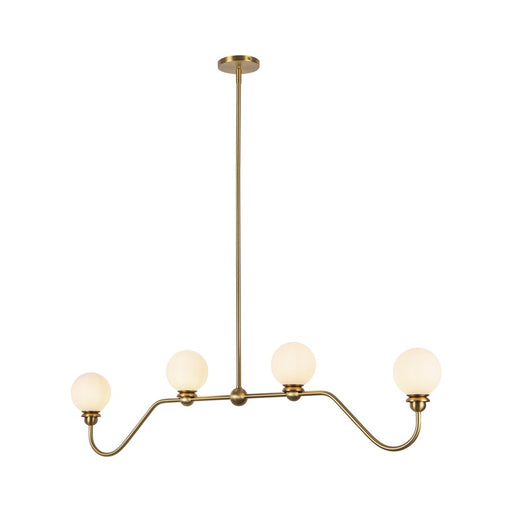 Kuzco Beckett 49" Gold Linear Pendant, Brushed Gold