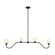 Kuzco Beckett 49" Blk Linear Pendant, Matte Black - LP408148MB