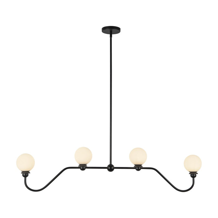 Kuzco Beckett 49" Blk Linear Pendant, Matte Black - LP408148MB