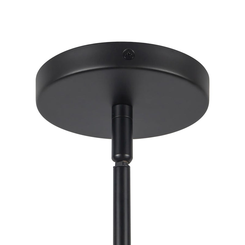 Kuzco Beckett 49" Black Linear Pendant, Matte Black