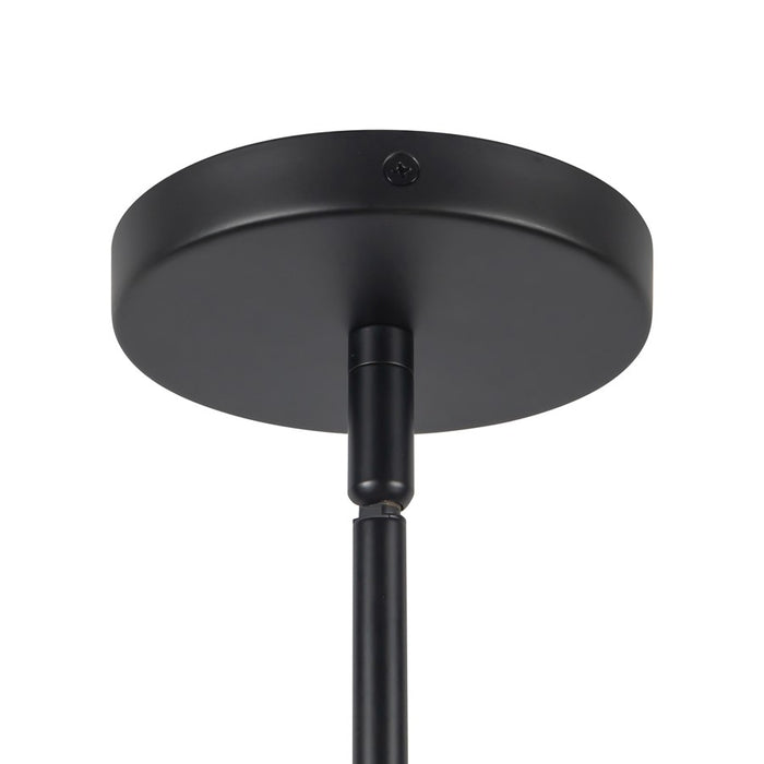 Kuzco Beckett 49" Black Linear Pendant, Matte Black