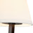 Kuzco Sloan 30" Black Linear Pendant, Matte Black/White Linen