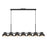 Kuzco Atlas 42" Black Linear Pendant, Black