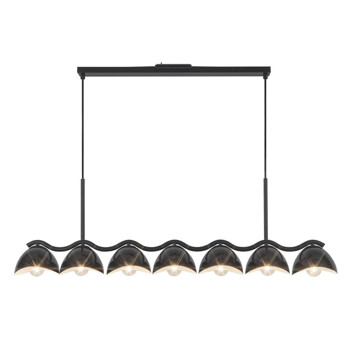 Kuzco Atlas 42" Black Linear Pendant, Black