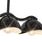 Kuzco Atlas 42" Black Linear Pendant, Black