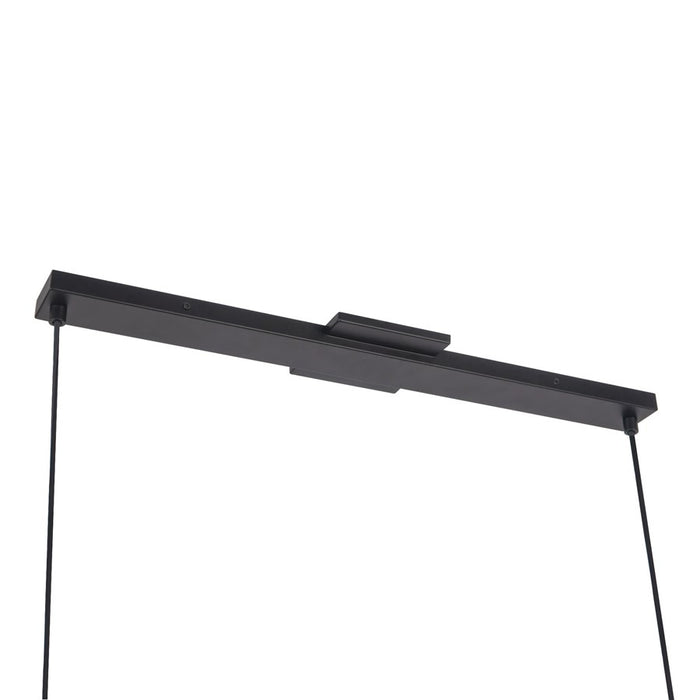 Kuzco Atlas 42" Black Linear Pendant, Black
