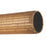 Kuzco Maris 42" LED Linear Pendant, Matte Black/Rattan Shade
