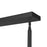 Kuzco Maris 42" LED Linear Pendant, Matte Black/Rattan Shade