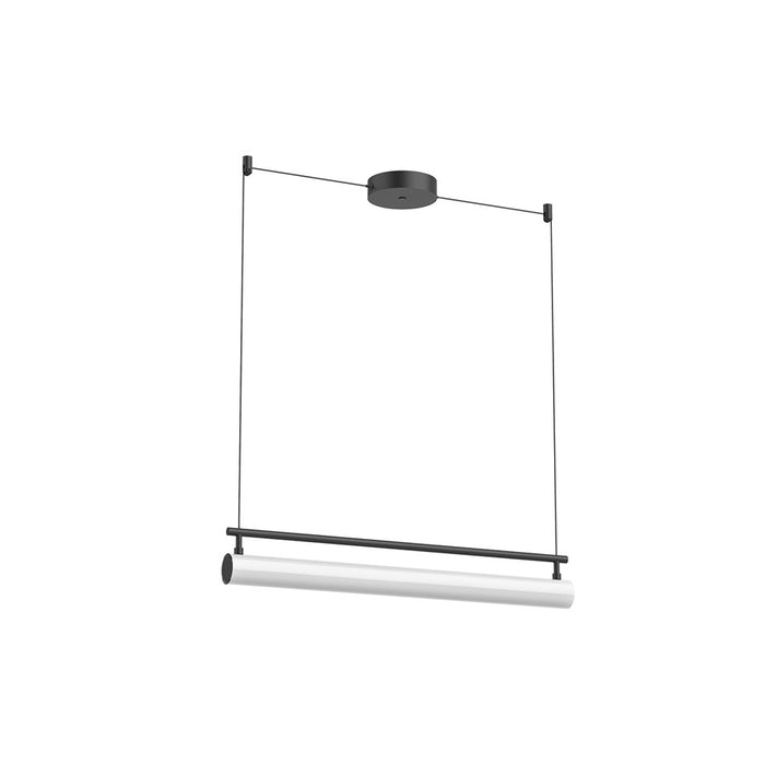 Kuzco Gramercy 30" LED Linear Pendant, Black