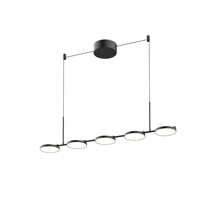 Kuzco Novel 37" LED Linear Pendant, Black - LP72237-BK-UNV