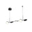 Kuzco Novel 37" LED Linear Pendant, Black