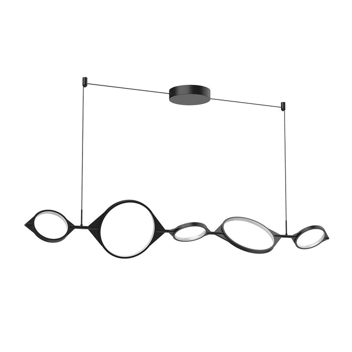 Kuzco Serif 57" LED Linear Pendant, Black - LP84457-BK-UNV