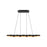 Kuzco Maestro 38" LED Linear Pendant, Black/Gold - LP90838-BK-GD-UNV