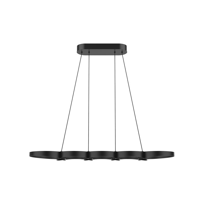 Kuzco Maestro 38" LED Linear Pendant, Black - LP90838-BK-UNV