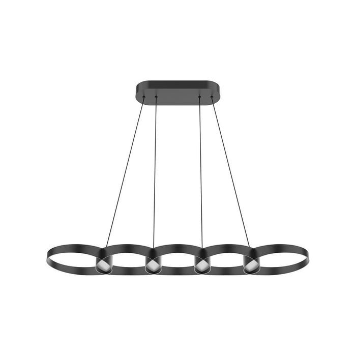 Kuzco Maestro 38" LED Linear Pendant, Black