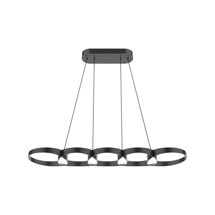 Kuzco Maestro 38" LED Linear Pendant, Black