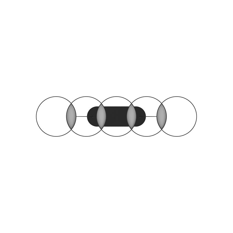 Kuzco Maestro 38" LED Linear Pendant, Black