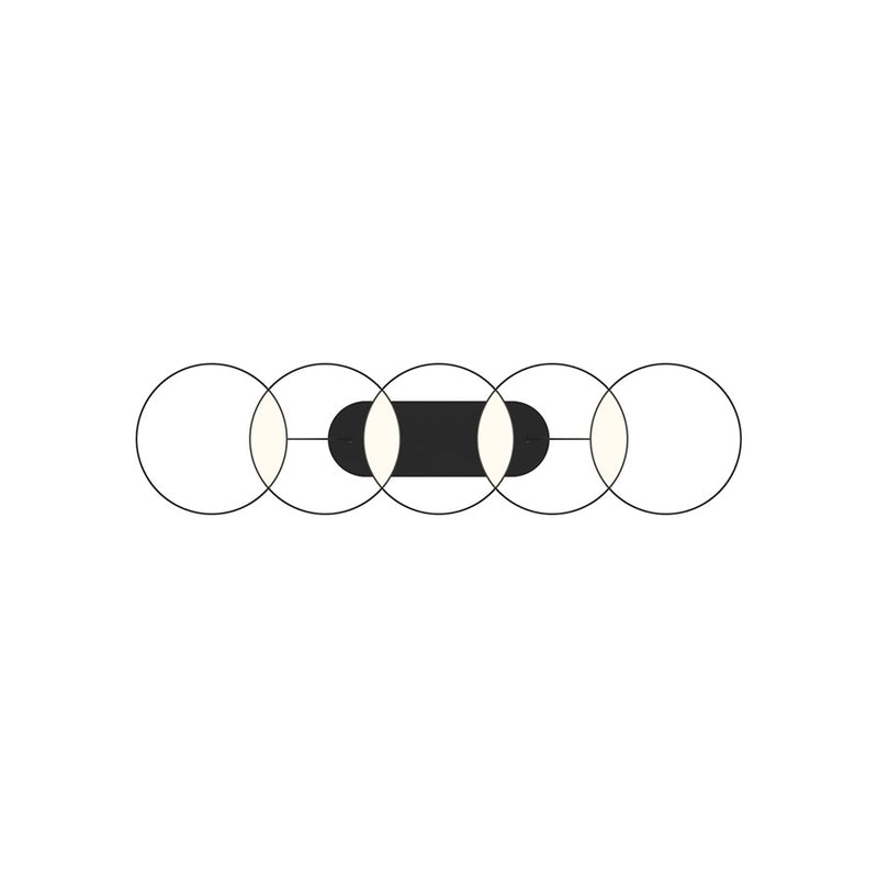 Kuzco Maestro 38" LED Linear Pendant, Black