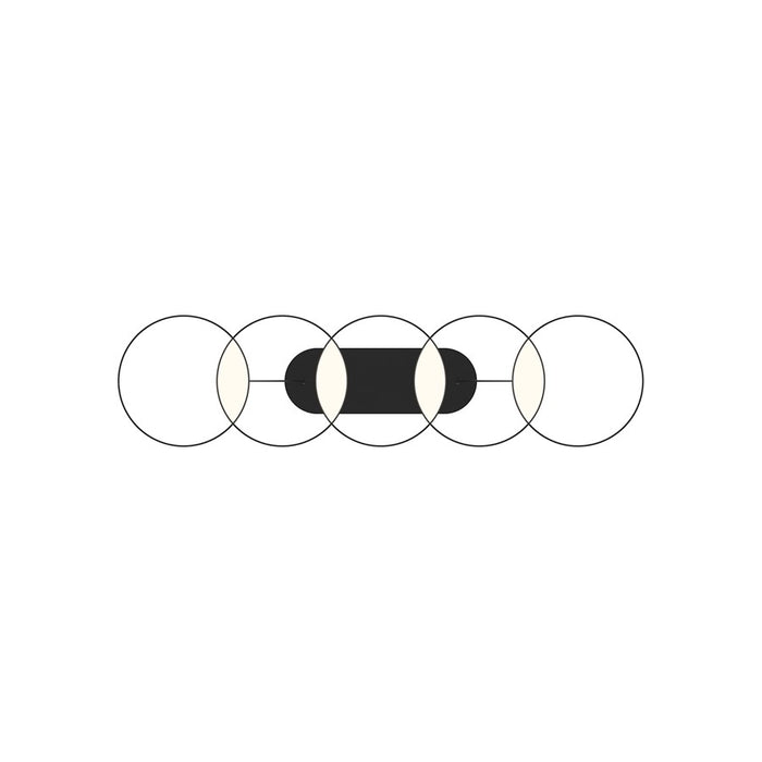 Kuzco Maestro 38" LED Linear Pendant, Black