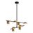 Kuzco Jayden 40" LED Linear Pendant, Black/Brushed Gold - LP96840-BK-BG-UNV