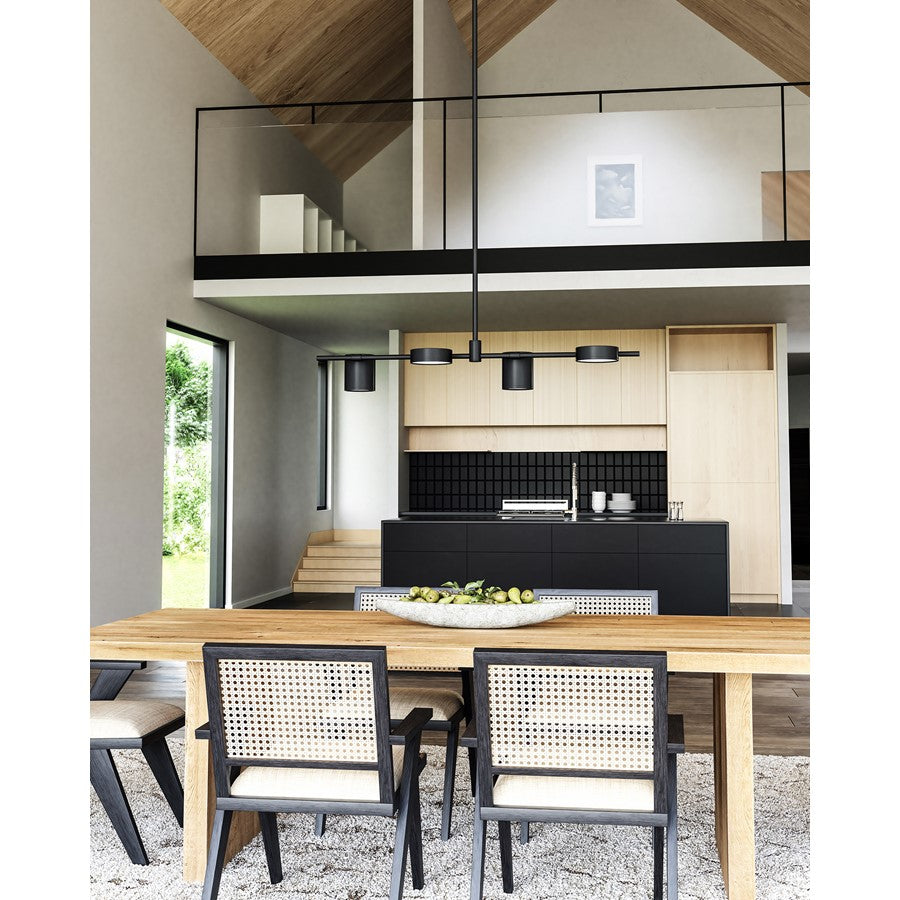 Kuzco Jayden 40" LED Linear Pendant, Black - LP96840-BK-UNV