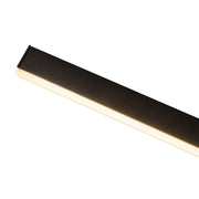 Kuzco Vega 45in 3-Light LED Linear Pendant | Industrial Black and White Acrylic Diffuser | Kitchen Island & Dining Room | Model MP10303-BK