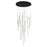 Kuzco Chute 16 Head LED Multi Pendant, Black - MP14932-BK-UNV-010