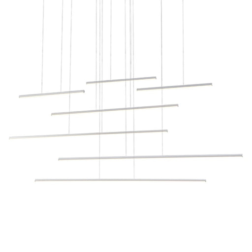 Kuzco Chute Motion 70" LED Multi Pendant, White