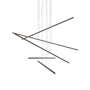 Kuzco Vega Minor 5 Head LED Multi Pendant, Black - MP18205-BK-UNV-010