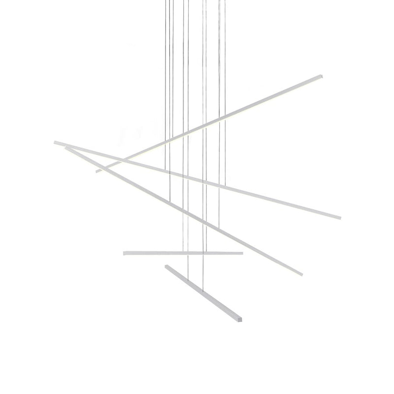 Kuzco Vega Minor 5 Head Multi Pendant, Brushed Nickel - MP18205-BN-UNV-010