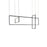 Kuzco Arkell 56" LED Multi Pendant, Black