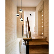 Kuzco Globo 16in 3-Light LED Pendant | Modern Matte Black and Frosted Acrylic | Kitchen Island & Dining Room | Model MP301003MB