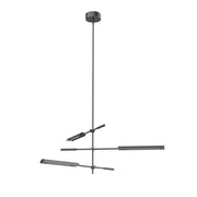 Alora Astrid 3 Head Multi Pendant, Bronze/Metal Shade/Clear - MP316403UBMS-UNV