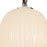 Kuzco Cherise 3Lt 12" Socket Multi Pendant, Black/Glossy Opal