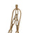 Kuzco Farrah 3-Lt Gold Multi-Lt Pendant, Brushed Gold/Amber