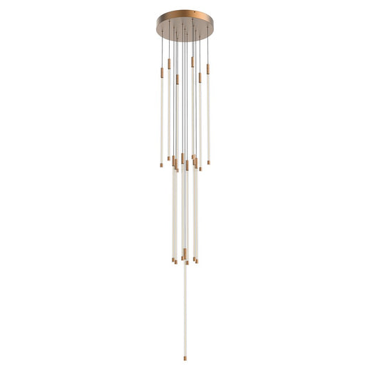 Kuzco Motif 27" LED Multi Pendant, Brushed Gold - MP75127-BG-UNV-010