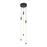 Kuzco Motif 21" LED Multi Pendant, Black - MP75221-BK-UNV